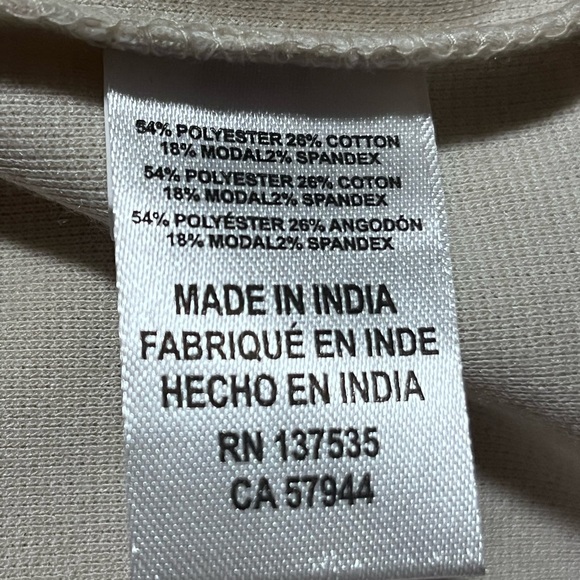 Mizzen and Main KPI Quarter Zip Golf pullover XXL Oyster Heather color NWT $148 - Picture 7 of 12